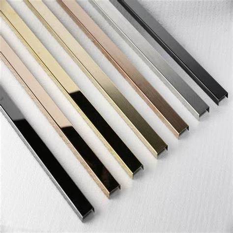 LC TT Payment corner protector gold tile trim stainless steel movement joint tile trim