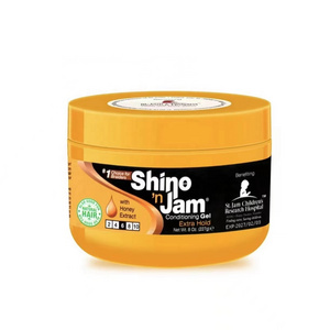 Private Label Shine and Jam Conditioning Gel Extra Hold Edge Control for Braiders Styling Gel Great for Braiding Smooth 8oz