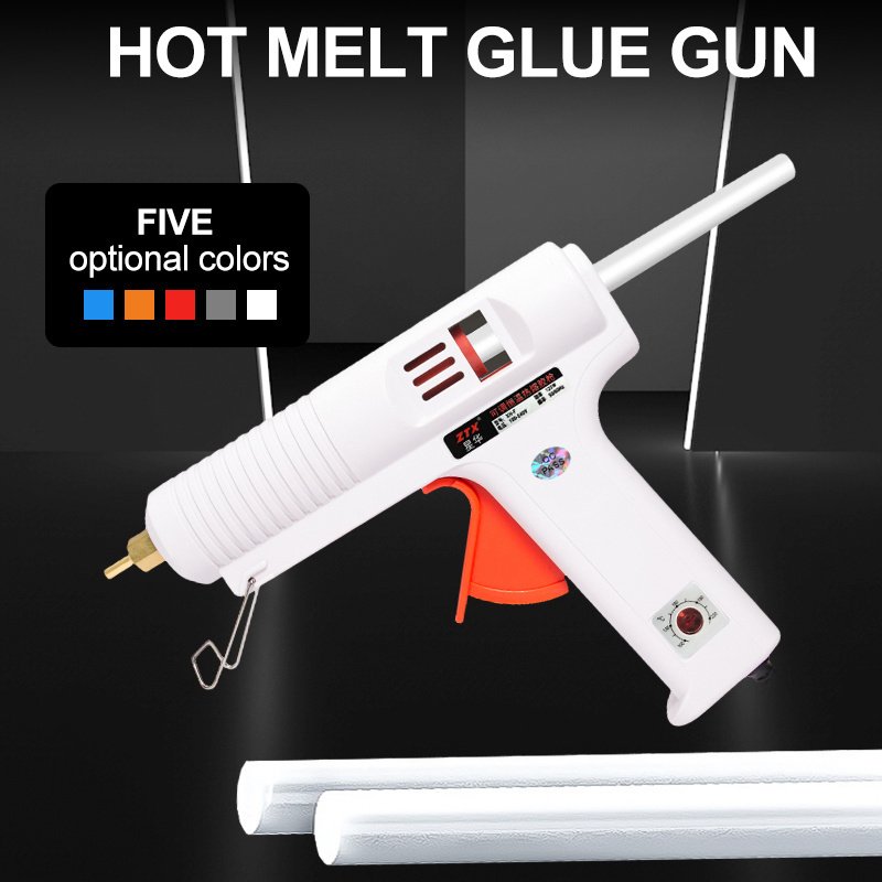 F120W 120W hot melt glue gun adjustable temperature handmade household hot melt glue gun industrial hot melt glue stick