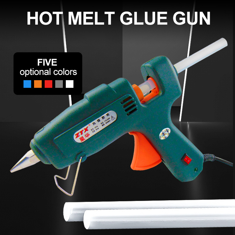 A60W New Product Direct Selling Glue Gun With Glue Sticks Handmade  60W Electric Heating Glue Gun