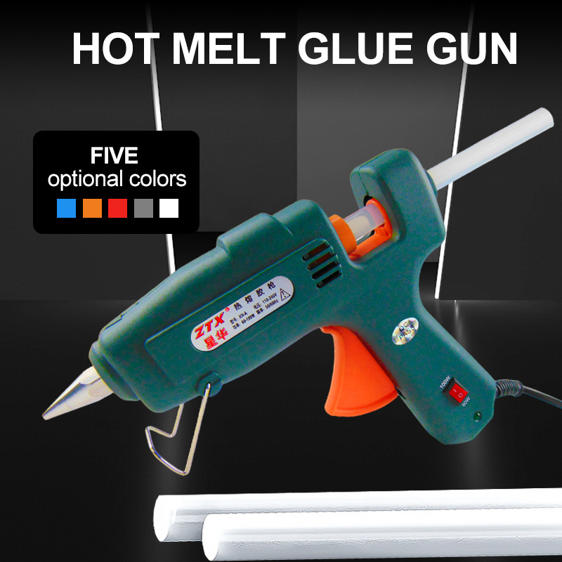 A60-100W Hot selling Craft Tool 110V/240V 60W-100W Adjustable Hot Melt Glue Gun