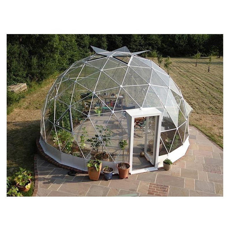 Transparent Yurt Geodesic Instant Advertising Clear Plastic Dome Tent