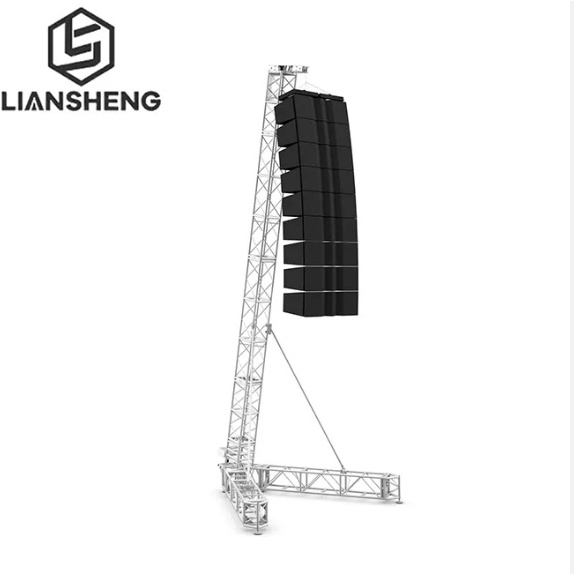 High Quality Line Array Speaker Aluminum Truss Stage Tower Spigot Truss With Base