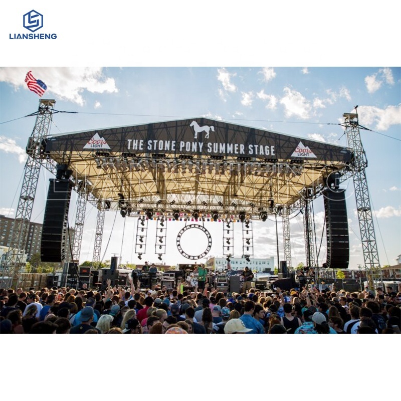 Factory Supply Truss Price Event Aluminum Truss System Audio Speaker LED Concert Ladder Beam Event Stage Podium