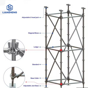 Outdoor Galvanized Steel Layer Truss Stage For Concert Line Array Speaker Tower