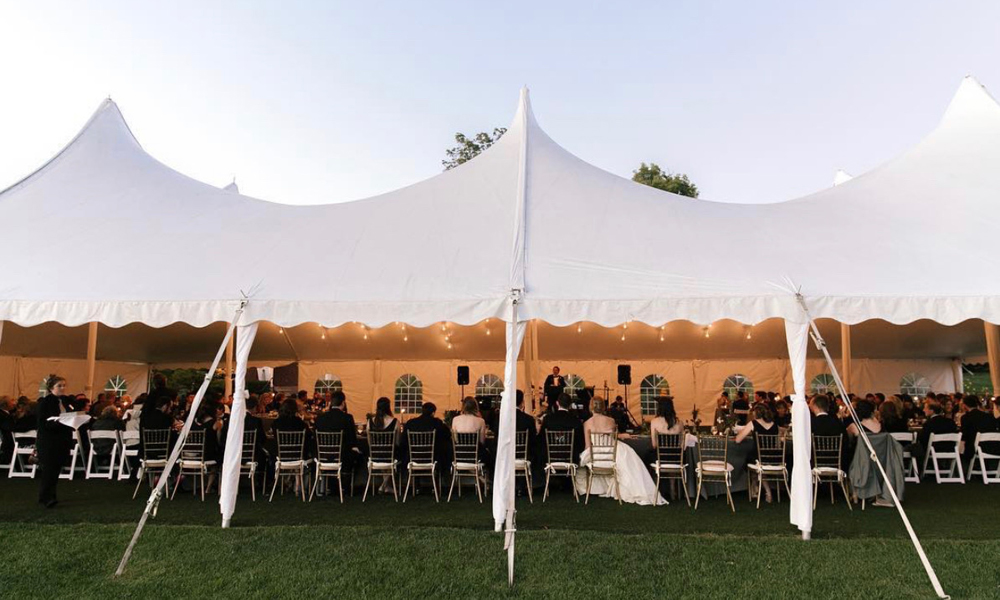 Custom White Outdoor Wedding Tent Event Party Canvas PVC Marquee Canopy