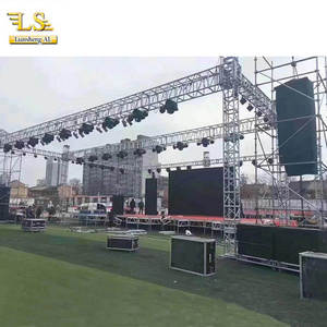 Outdoor Aluminum Dj Led  Lighting  Speaker Array Display Truss Tower for Concert Bar Event Shown