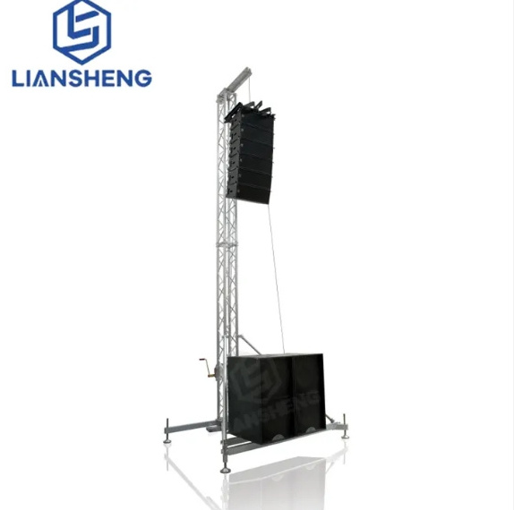 High Quality Line Array Speaker Aluminum Truss Stage Tower Spigot Truss With Base