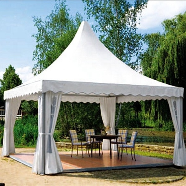 outdoor Aluminium Frame PVC Cover Marquee Reception 5x5 6x6m Party Square pagoda Tent for event party