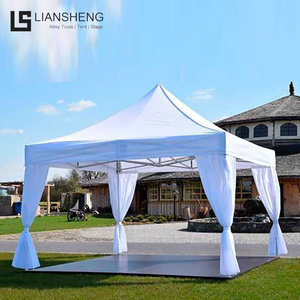 5x5m 6x6m Aluminum Frame Gazebo Hexagon Pagoda Tent On Sale