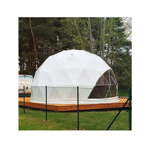 Transparent Yurt Geodesic Instant Advertising Clear Plastic Dome Tent