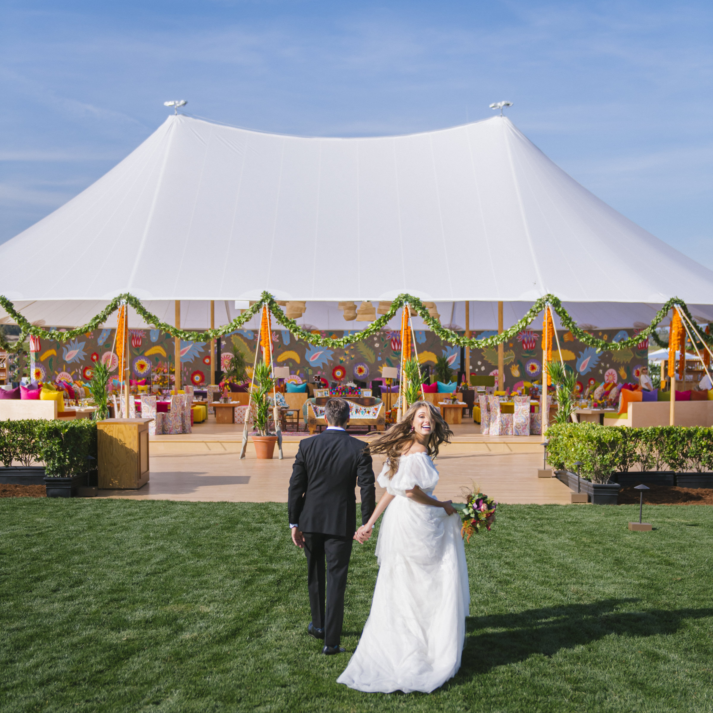 Custom White Outdoor Wedding Tent Event Party Canvas PVC Marquee Canopy