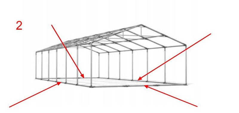 20' x 40' Upgraded Galvanized Heavy Duty PVC Party Tent Canopy Shelter with Removable Window Walls PVC Wedding Tent