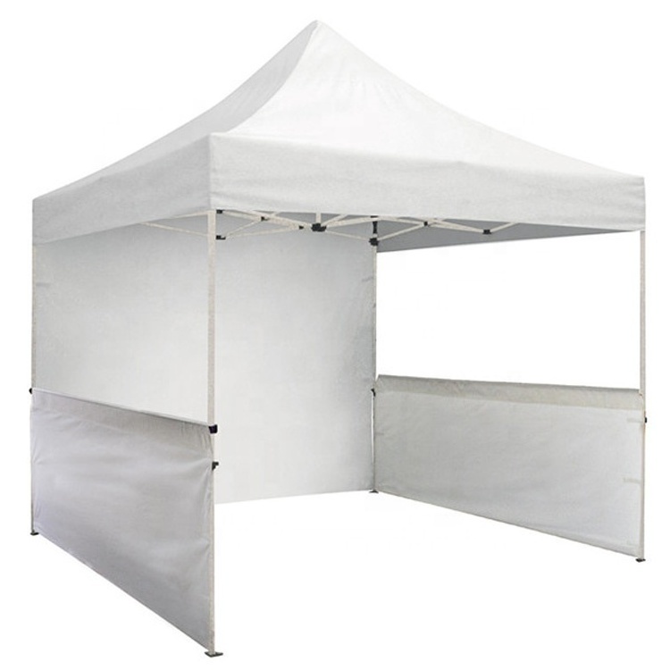 Chinese Factory Wholesale Professional Outdoor Pop Up Canopy Tent With Two Half Walls