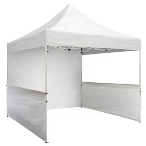 Chinese Factory Wholesale Professional Outdoor Pop Up Canopy Tent With Two Half Walls