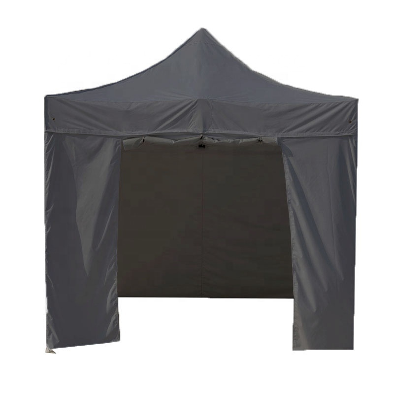 3x3m Fireproof Canopy Tent With Full Walls Outdoor Folding Tent With Rolling Door