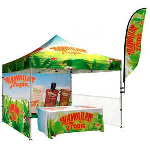 Custom Small Portable Canopy Tent 10 By 10 Pop Up Canopy Tent Printed Marquee