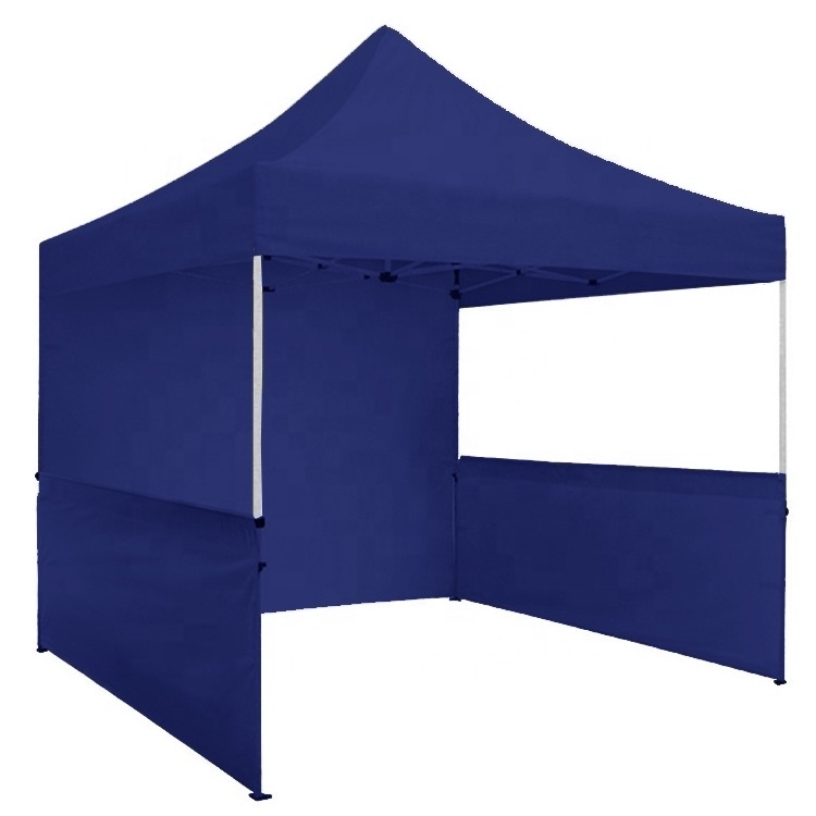 Chinese Factory Wholesale Professional Outdoor Pop Up Canopy Tent With Two Half Walls