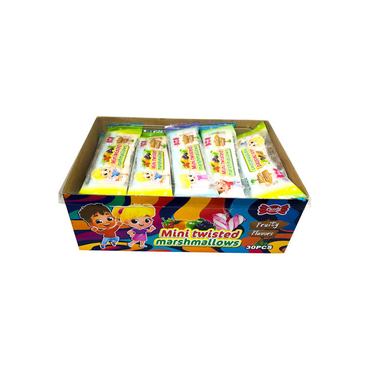 1g Dulces Color Ring Halal Cotton Candy And Sweets Mini Fruit Candy Marshmallow Strawberry