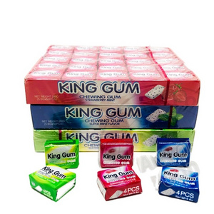 KING GUM Bubble Gum Mint  Chewing Gum