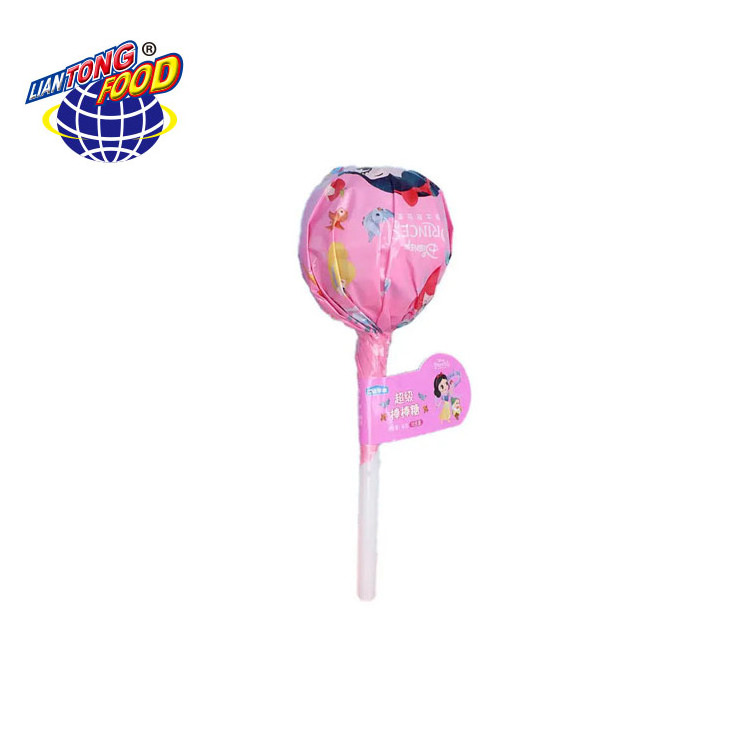 Big Bom Pop Plastic Lollypop Giant Lollipop Stick With Mini Fruity Lollipop Sweet