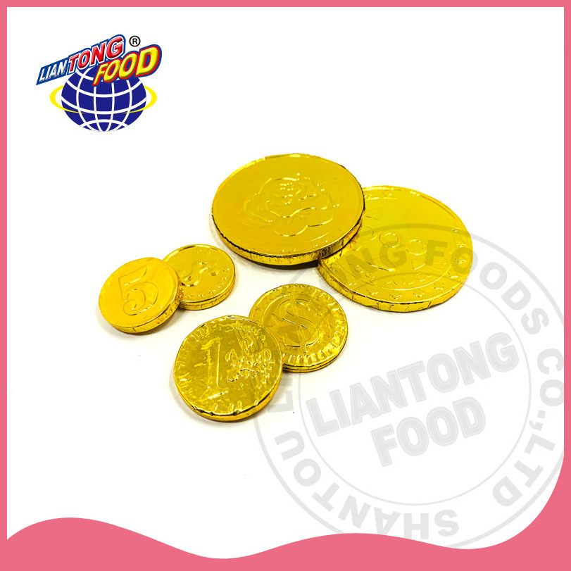 Chocolate Coins Heart Shape Chocolate customized the package