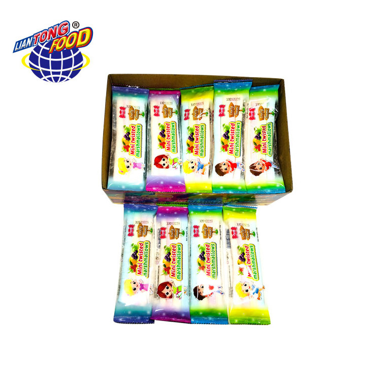 1g Dulces Color Ring Halal Cotton Candy And Sweets Mini Fruit Candy Marshmallow Strawberry