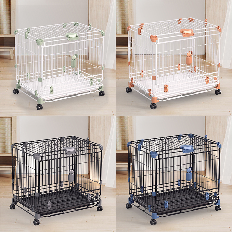 Free Dog Cages And Crates Modern Heavy Duty Plastic Impact Acrylic Luxury  Foldable  Large Furniture Collapsible