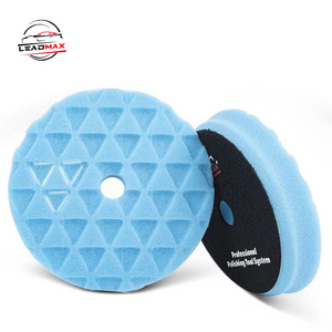 Leadmax Bevel cutting Buffing Sponge Pads cr Foam Polishing Wheel Car Polishers Pads Machine Polishing Pads