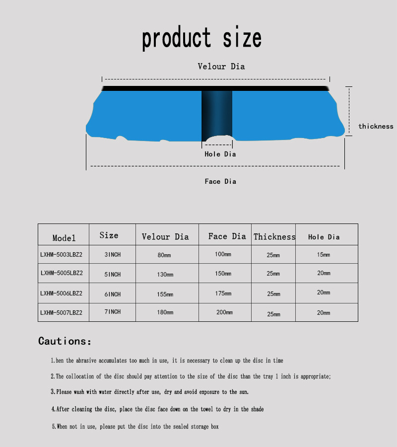 LEADMAX Wholesale Factory DA Foam car polishing pads 5 Inch Buffing pad Polisher Pad for car polish