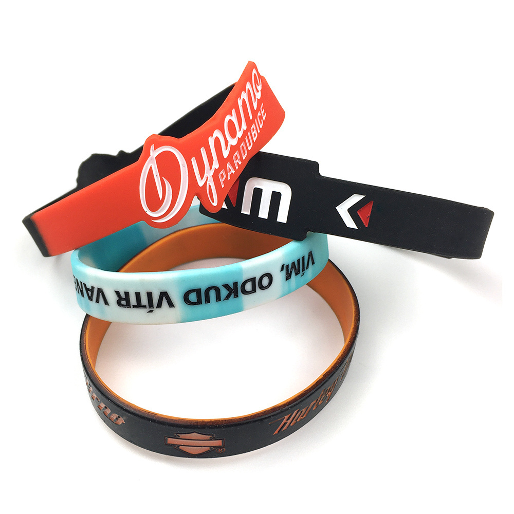 Custom Wrist Band bracelet Make Your Own Rubber silicon Wristbands With Message or Logo for event