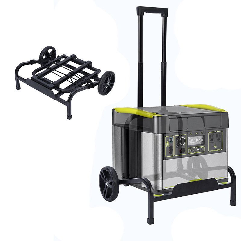 portable folding rolling cart metal trolley cart large utility cart coll   hand truck power station wagon lithium hand truck