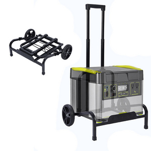 portable folding rolling cart metal trolley cart large utility cart coll   hand truck power station wagon lithium hand truck