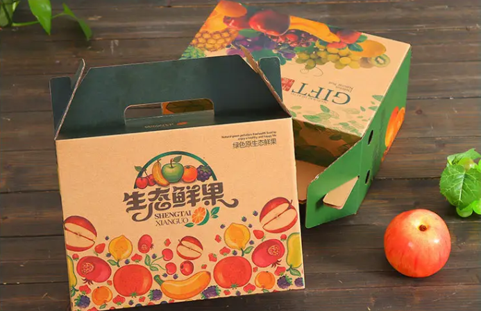 Custom manufacturers packing carton corrugated shipping fruit banana package box