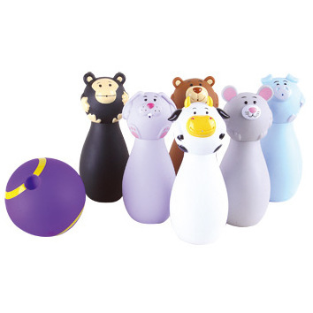 Kids Plastic Cartoon Animal Bowling Set Children Play Game Mini Bowling Ball Indoor Sports Intelligent Toys