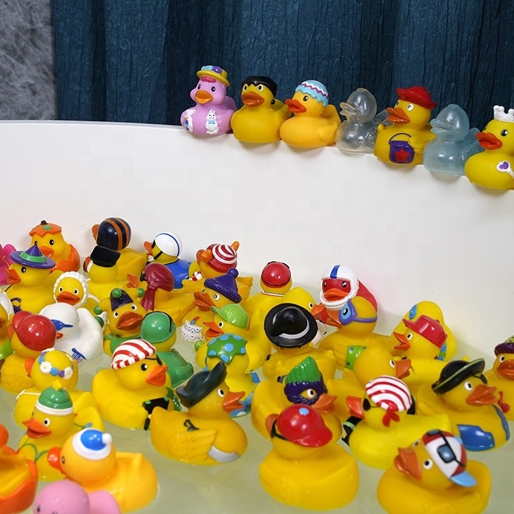 Mixed Unique Rubber Ducks Bulk Clear Pirate Plastic Yellow Holiday Vinyl Floating Duck Ducy Halloween Bunny Easter Rubber Duck