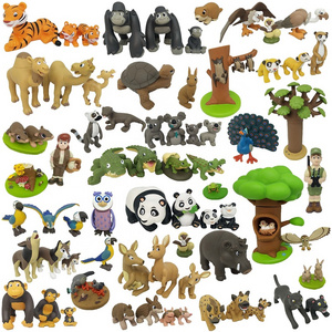 OEM Collectible Gift PVC Manufacturer Custom Puppet Educational PVC Toy Wild Animals Figure Series Vinyl Toys Action Figure