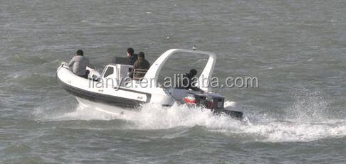 Liya 7.5m rigid inflatable boat fiberglass hull ambulance boat sale