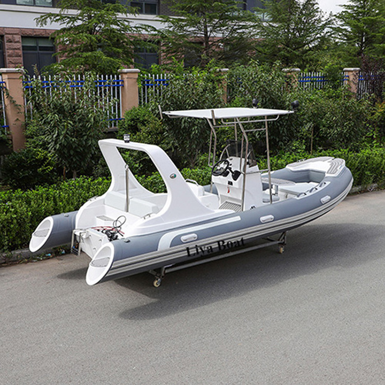 Liya 5.8m central console boat rigid rib pontoon boat used boats for sale japan