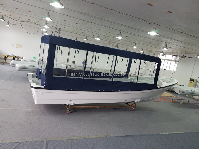 Liya gasoline twin motors water taxi boats for sale 25feet