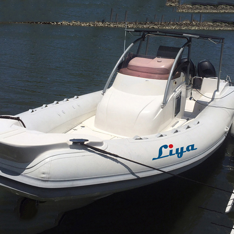 Liya 8.3m luxury center console lisure boat cheap rib boats catamaran rigid inflatable dinghy