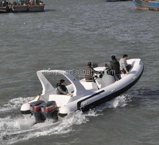 Liya 7.5m rigid inflatable boat fiberglass hull ambulance boat sale