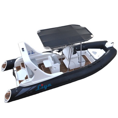 Liya 19feet luxury rib boat sports inflatable boats steering console boat