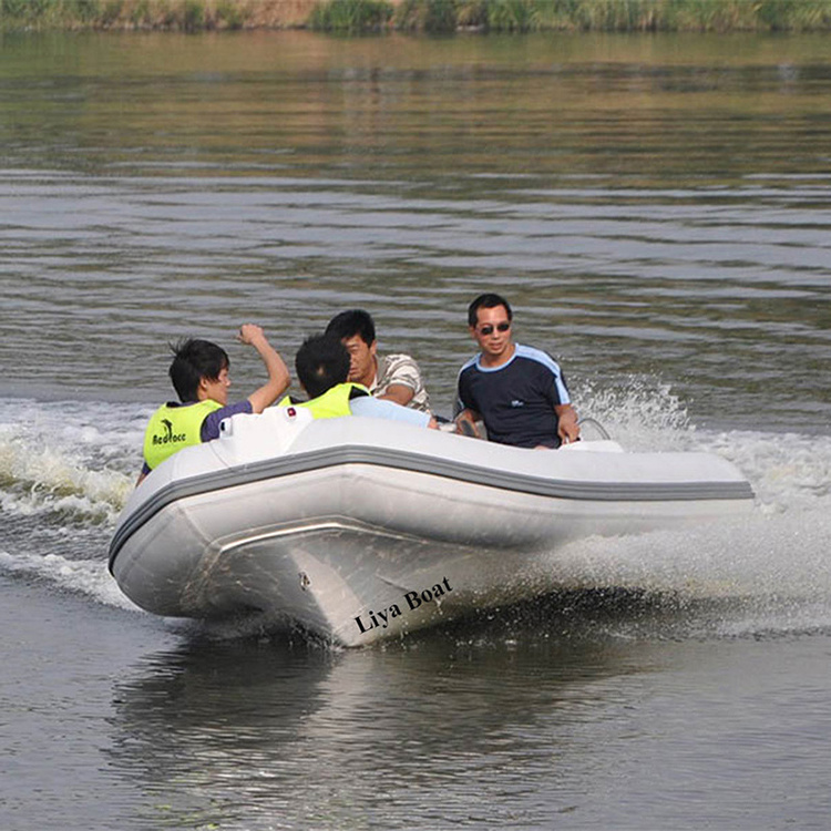 Liya 4.3m cheap mini speed inflatable boat luxury rib boat