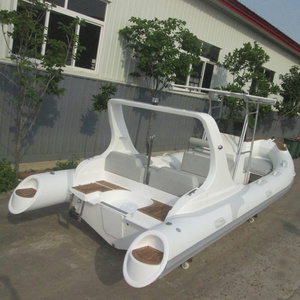 Liya 6.6m/22ft luxury yacht fiberglass rib boat hypalon