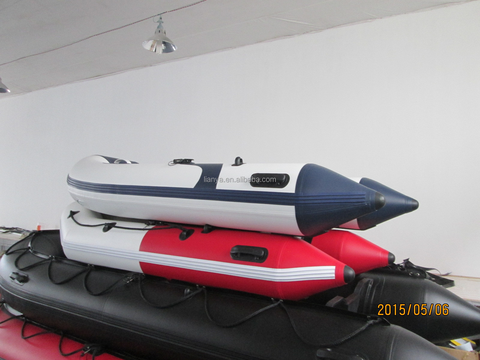 Liya folding boat for sale 2-7.5m inflatable rubber boat for sale