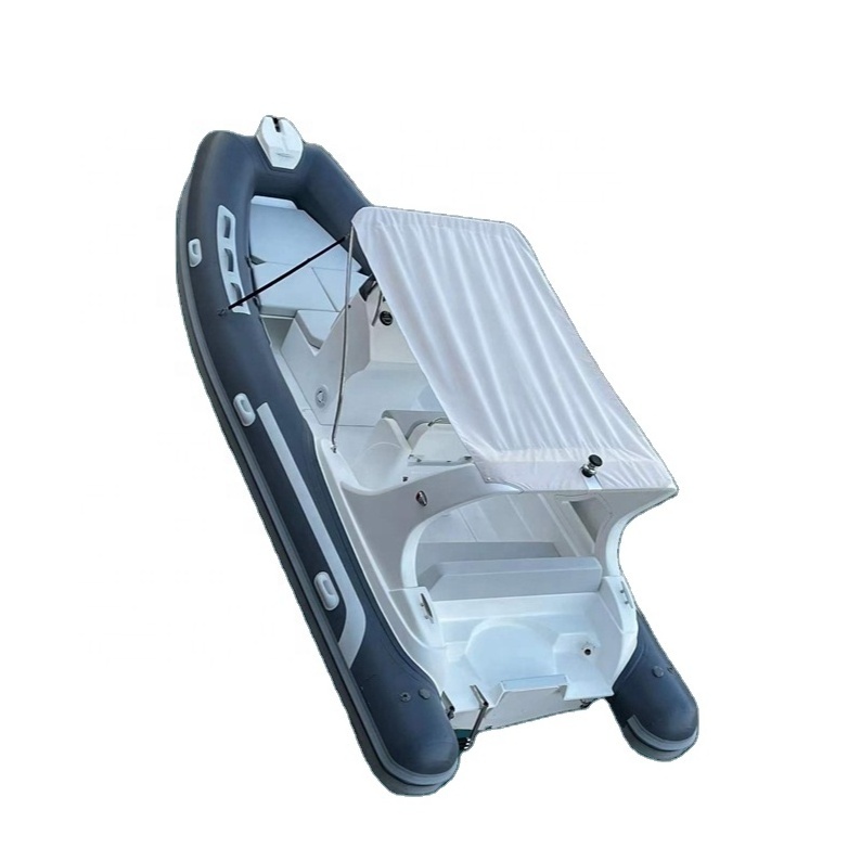 China Manufacture Liya rib 580   Fiberglass Hypalon  rigid Inflatable Jet Tender boat luxury