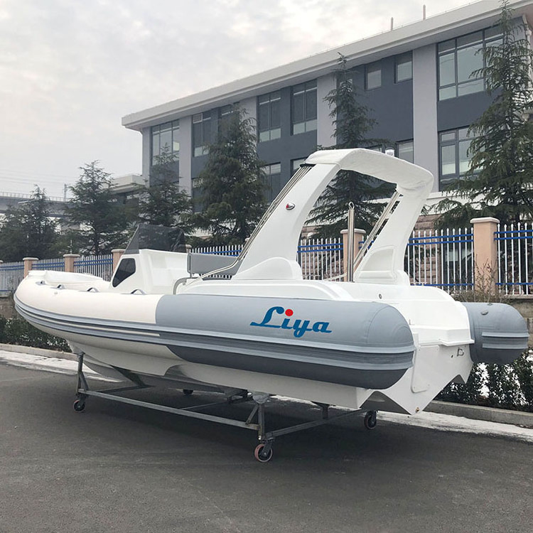 Liya 7.5m rigid hull boat marine rescue ambulance boat