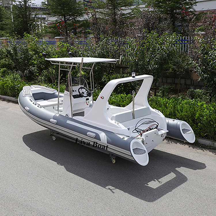 Liya 5.8m central console boat rigid rib pontoon boat used boats for sale japan