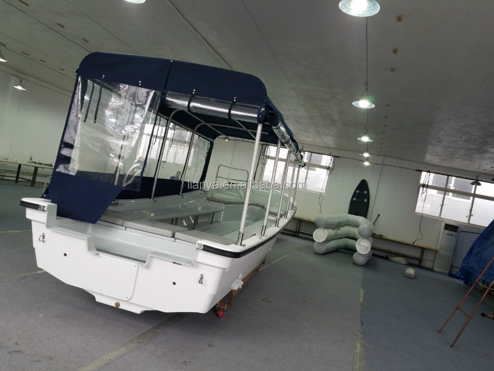 Liya gasoline twin motors water taxi boats for sale 25feet